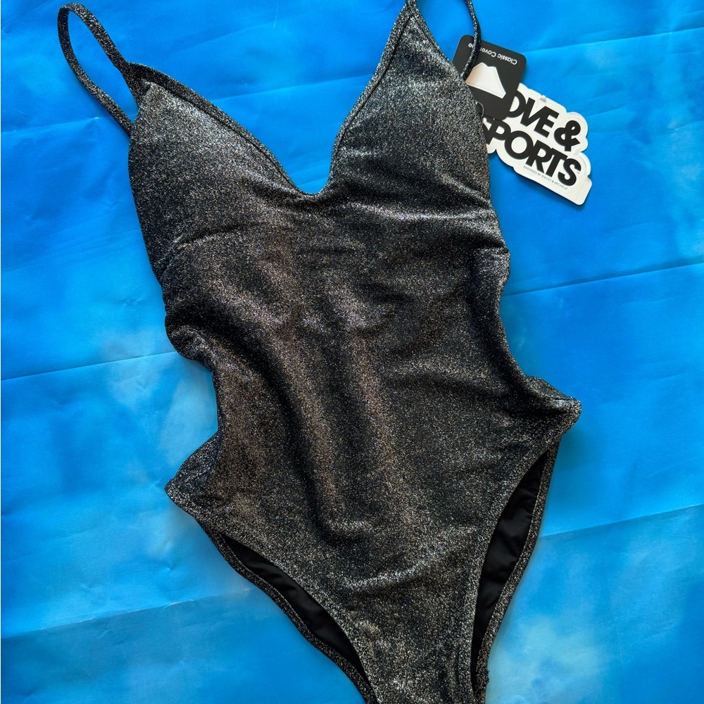 Black One-Piece Swimsuit